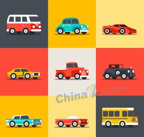 创意车辆设计矢量素材